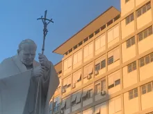 Rome’s Gemelli Hospital, pictured on July 5, 2021, as Pope Francis convalesces after a surgery.